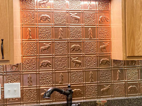 Gwen’s Cabin – Copper Backsplash Tile – #0512