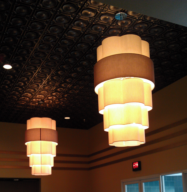 Theater Lobby Ceiling in Dublin Georgia Beautiful new ceiling is part of a theater's lobby in Dublin, Georgia.