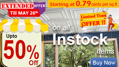 50% off on all instock items - Extended Offer Expires on May 26th