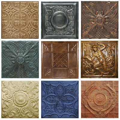 Tin Tiles Custom 5 Pack of Artisan Finishes