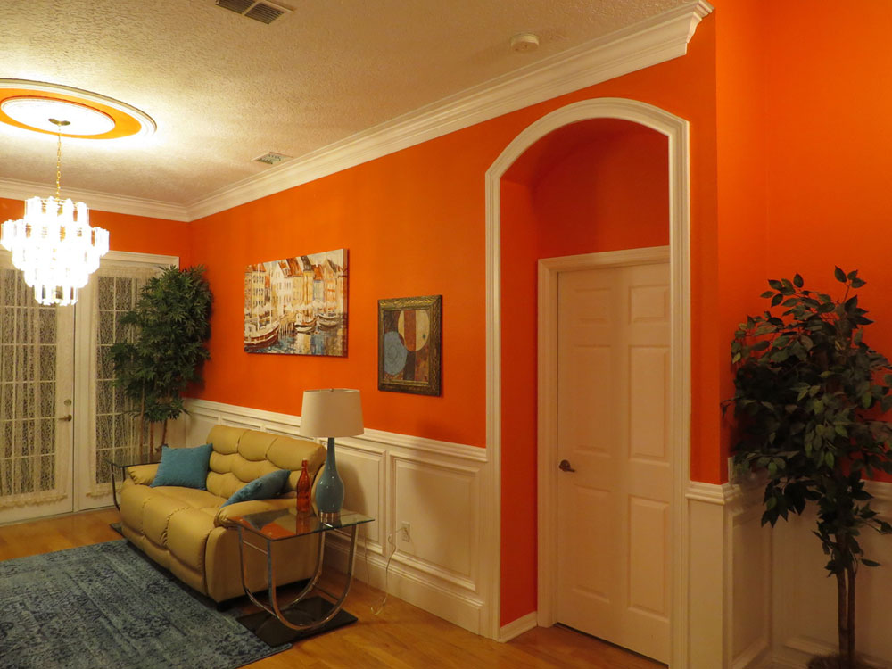 DIY Foam Crown Molding - 3 in. Wide 8 ft. Long