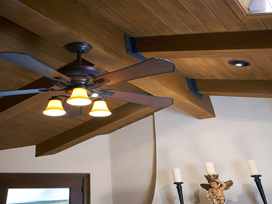 Faux wood beams-Oak