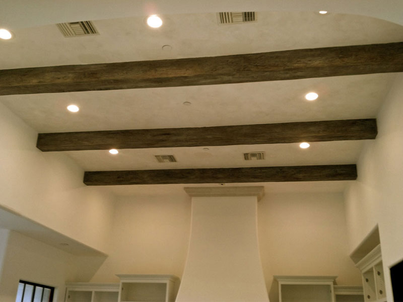 Why Faux Wood Beams Are Better Than, Installing Real Wood Ceiling Beams
