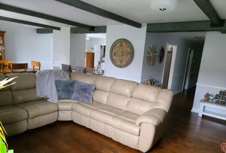 Faux Beam Ceiling - gray