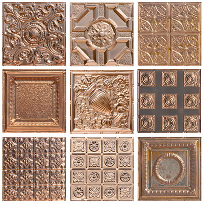 Metal Sample Pack of 4 Copper Finishes