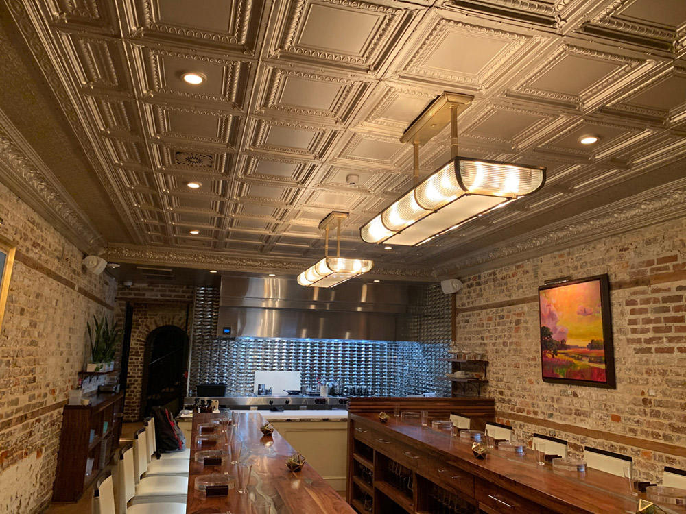 Maccradys tavern Charleston Tin ceiling