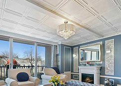 White Styrofoam Ceiling Tiles