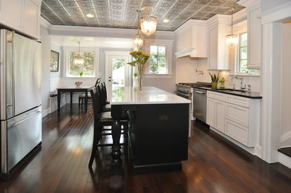 Beautifuly remodeled kitchen in a Victorian Home by GreenRose in New Jersey.
